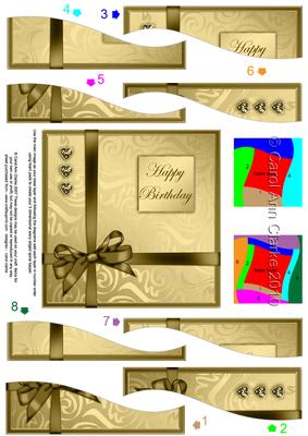Elegant Flourish Wavy Spiral Side Stacker