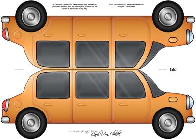 Large Dl Stretch Limo Shaped Card