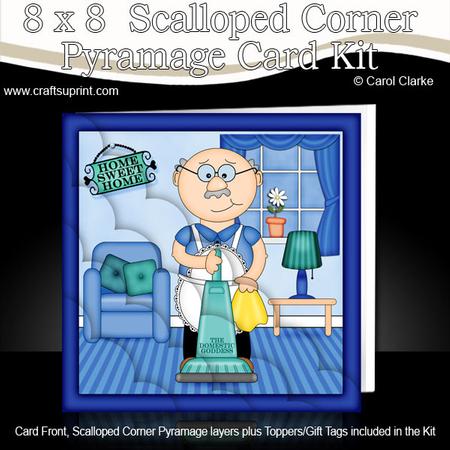 8 x 8 Domestic Goddess Bert Scalloped Corner Kit