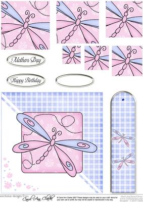Dragonfly Quick Card with Pyramage