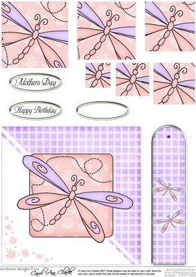 Dragonfly Quick Card with Pyramage