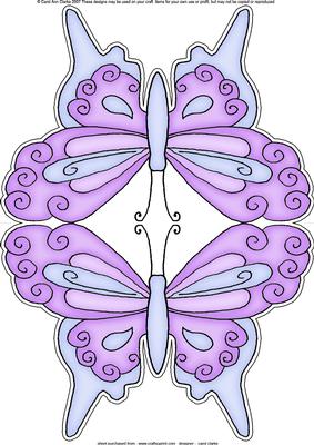 Butterfly Shaped Card