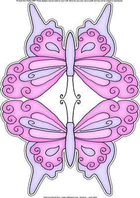 Butterfly Shaped Card