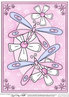 A4 Dreamy Dragonflies