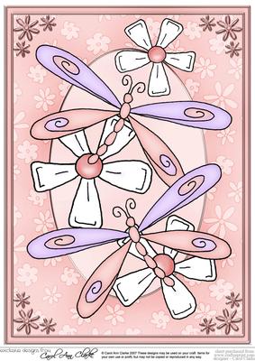 A4 Dreamy Dragonflies