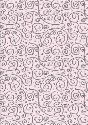 'silver Metallic Swirls' Backing Paper