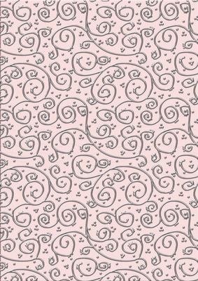 'silver Metallic Swirls' Backing Paper