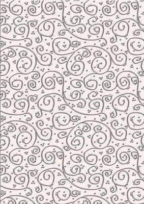 'silver Metallic Swirls' Backing Paper