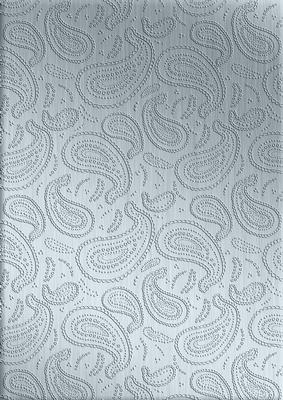 'metallic Paisley Embossed' Backing Paper