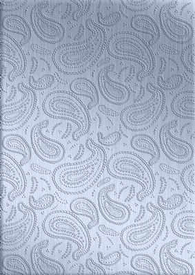 'metallic Paisley Embossed' Backing Paper