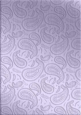 'metallic Paisley Embossed' Backing Paper