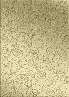 'metallic Paisley Embossed' Backing Paper