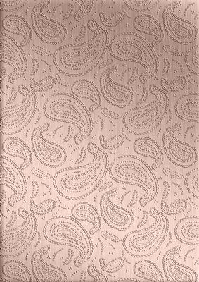 'metallic Paisley Embossed' Backing Paper