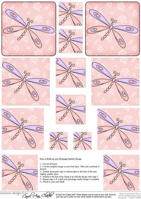 Dreamy Dragonfly Pyramage Sheet