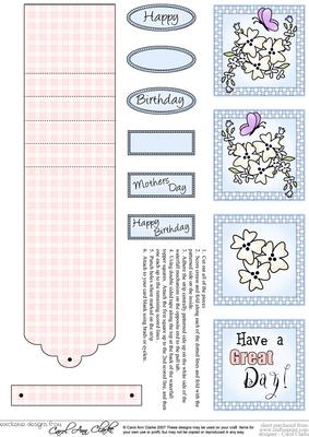 Flowers and Butterfly Waterfall Sheet
