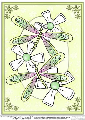 A4 Dreamy Dragonflies