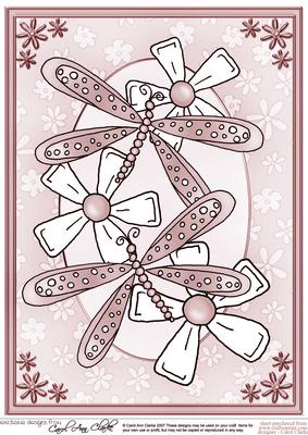 A4 Dreamy Dragonflies