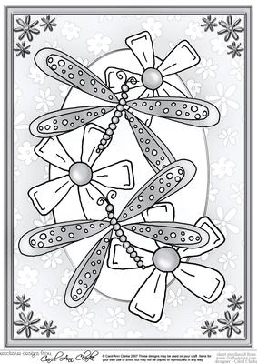 A4 Dreamy Dragonflies