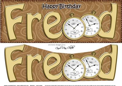 Large Dl Birthday Fred Watches Insert