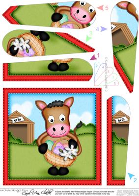Gigi the Horse Fan Pyramage Topper