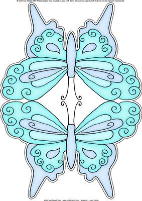 Butterfly Shaped Card