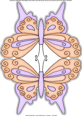 Butterfly Shaped Card