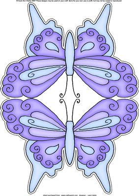 Butterfly Shaped Card