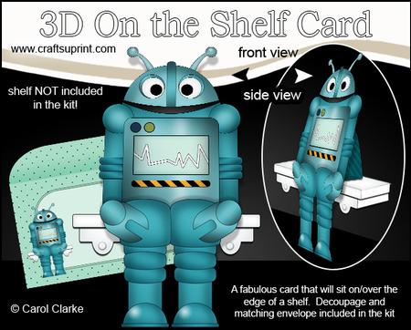 3D on the Shelf Card Kit - Little Robot Tech