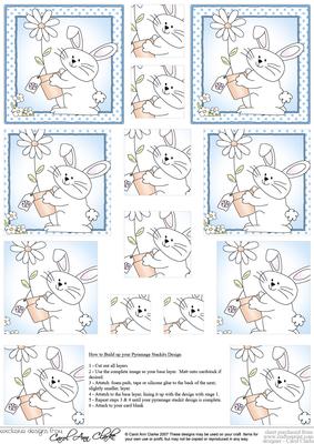 Little Bunny Pyramage Sheet