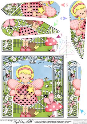 Girlz Fiz Fairy Fan Pyramage Topper