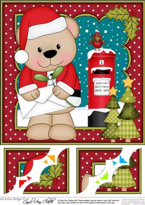 8 x 8 Christmas Livvy Bear's Letter for Santa