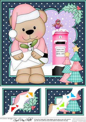 8 x 8 Christmas Livvy Bear's Letter for Santa