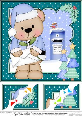 8 x 8 Christmas Livvy Bear's Letter for Santa