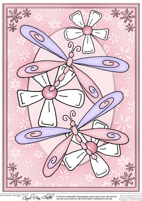 A4 Dreamy Dragonflies