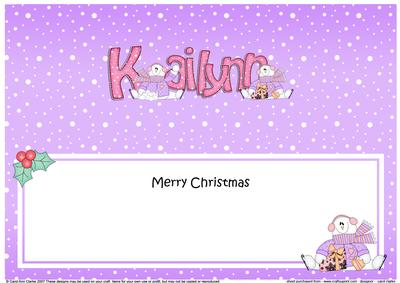 Large Dl Christmas Kailynn Snowmen Insert