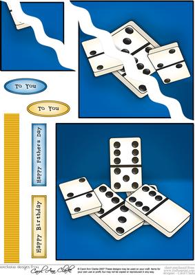 Dominoes Quick Card Wavy Corner Side Stacker