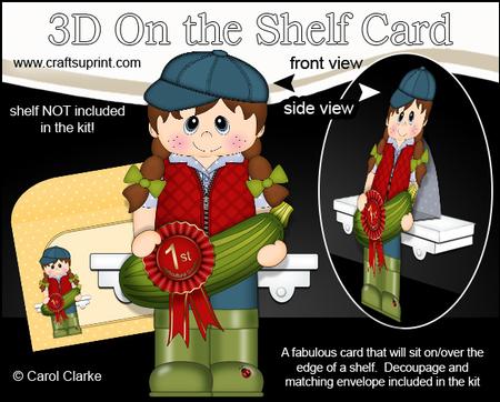 3D on the Shelf Card Kit - Village Show Marrow Prize Jayna