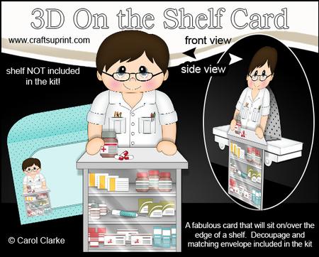 3D on the Shelf Card Kit - Little Pharmacist Denver