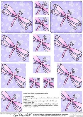 Dreamy Dragonfly Pyramage Sheet