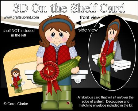 3D on the Shelf Card Kit - Village Show Marrow Prize Noreenn