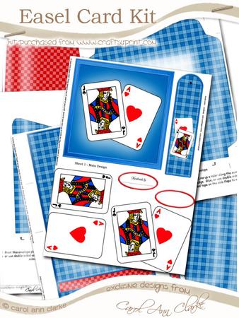You're Ace!! Easel Card Kit with 3D Decoupage