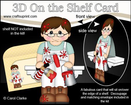 3D on the Shelf Card Kit - Painter & Decorator Benjamin