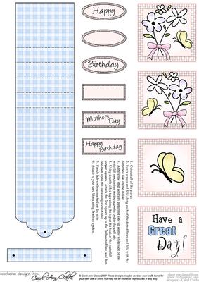 Flowers and Butterfly Waterfall Sheet