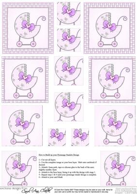 New Baby Girl Pyramage Sheet