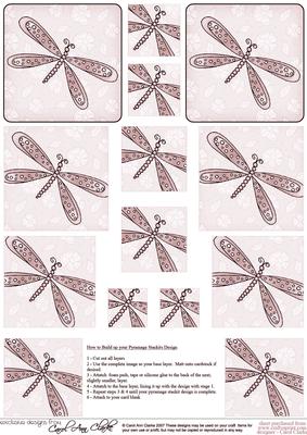 Dreamy Dragonfly Pyramage Sheet