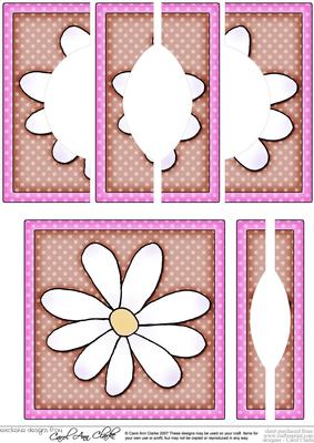 Daisy Quick Card with Circular Side Stacker Topper