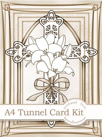 A4 When Words Fail in Cinnamon Tunnel Card Kit