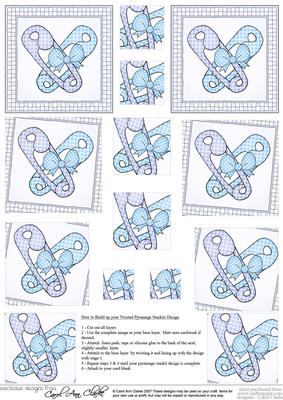 New Baby Boy Twisted Pyramage Sheet