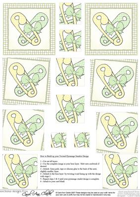 New Baby Twisted Pyramage Sheet