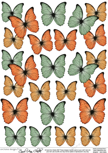 Fluttery Butterflies 3d Decoupage Designs